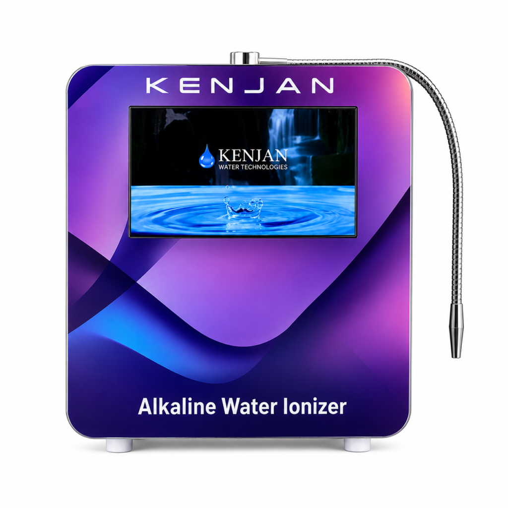 KENJAN 10PRO7 Alkaline Water Ionizer with 7 Imported Platinum Plates, 10 Inch Electrolysis Technology and Touch Display