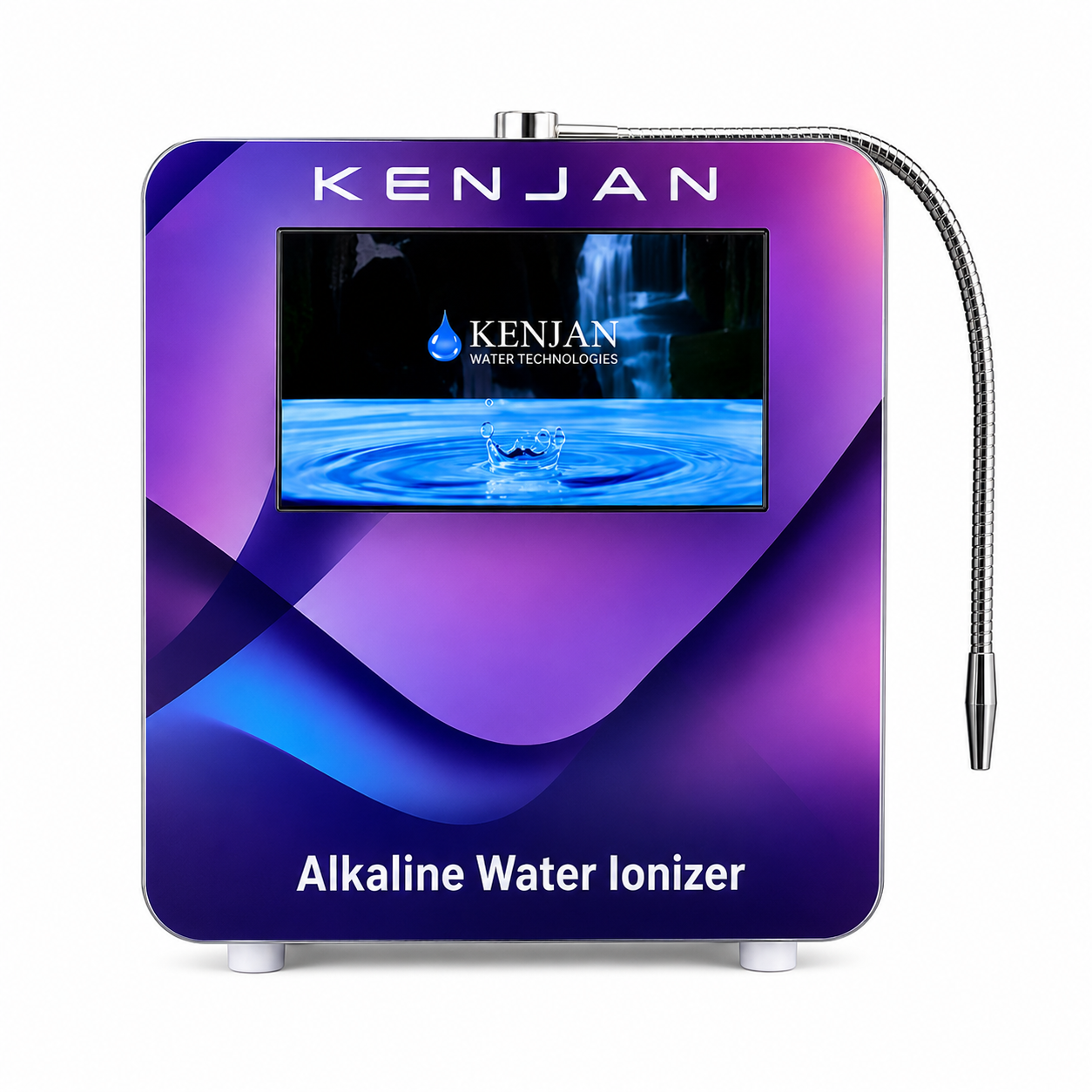 KENJAN 10PRO7 Alkaline Water Ionizer with 7 Imported Platinum Plates, 10 Inch Electrolysis Technology and Touch Display