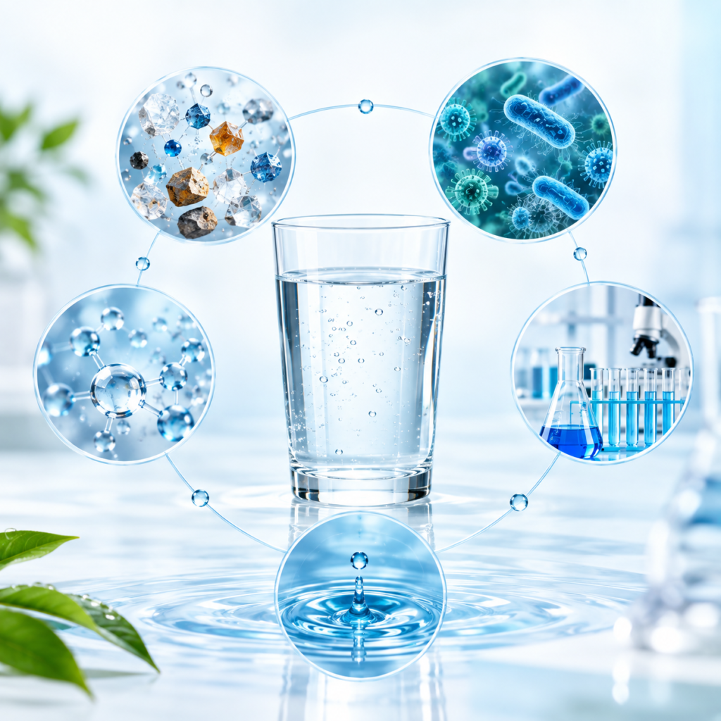 Digital TDS meter testing drinking water