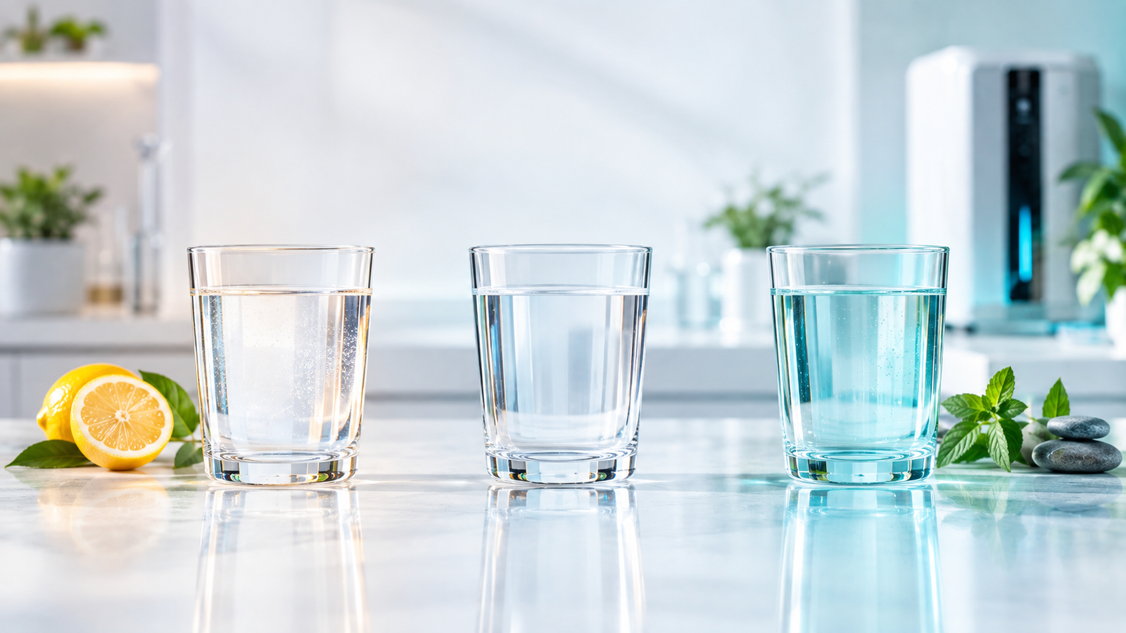 pH of water showing acidic neutral and alkaline conditions