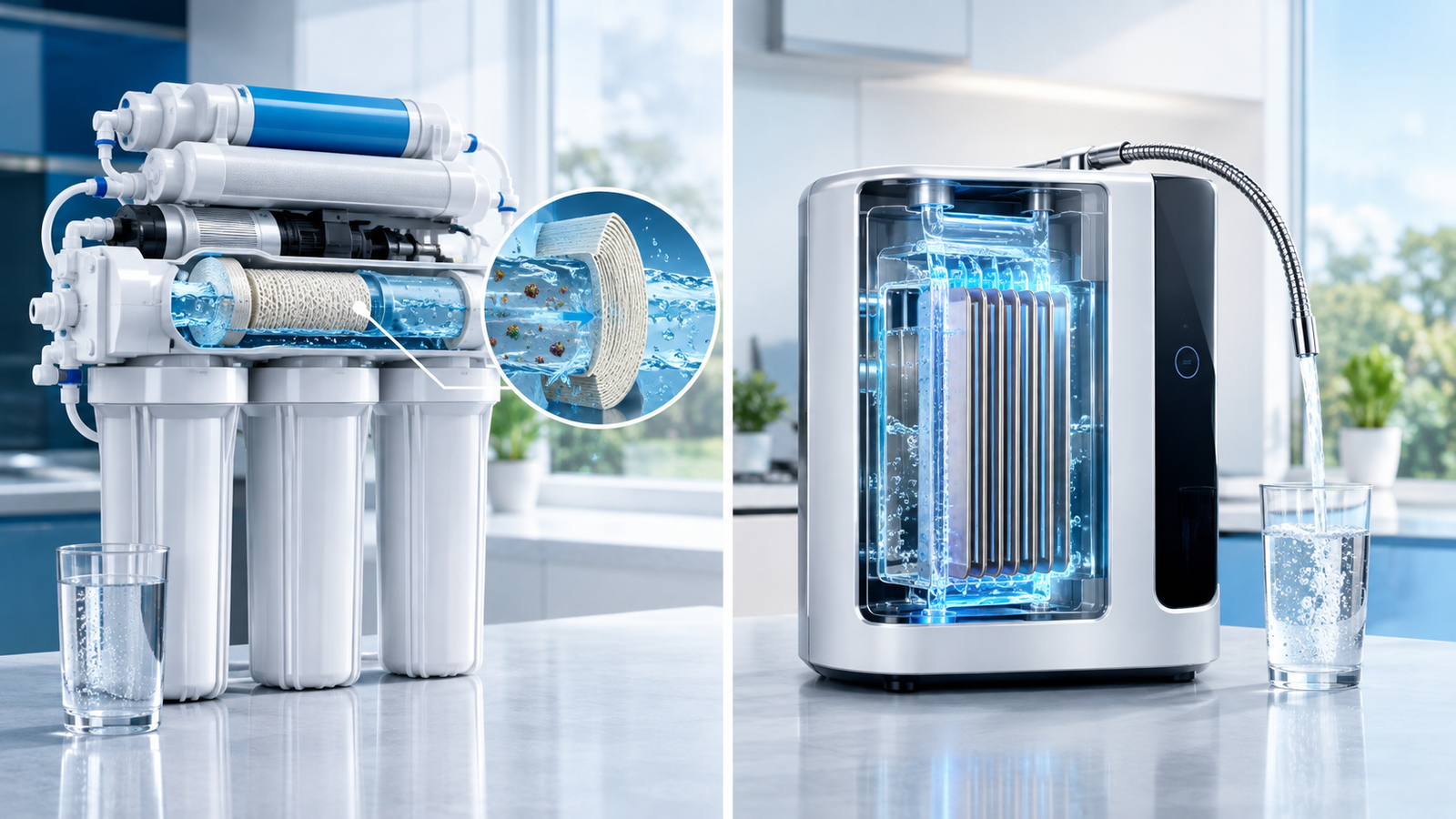 Choosing water treatment technology based on water source and quality