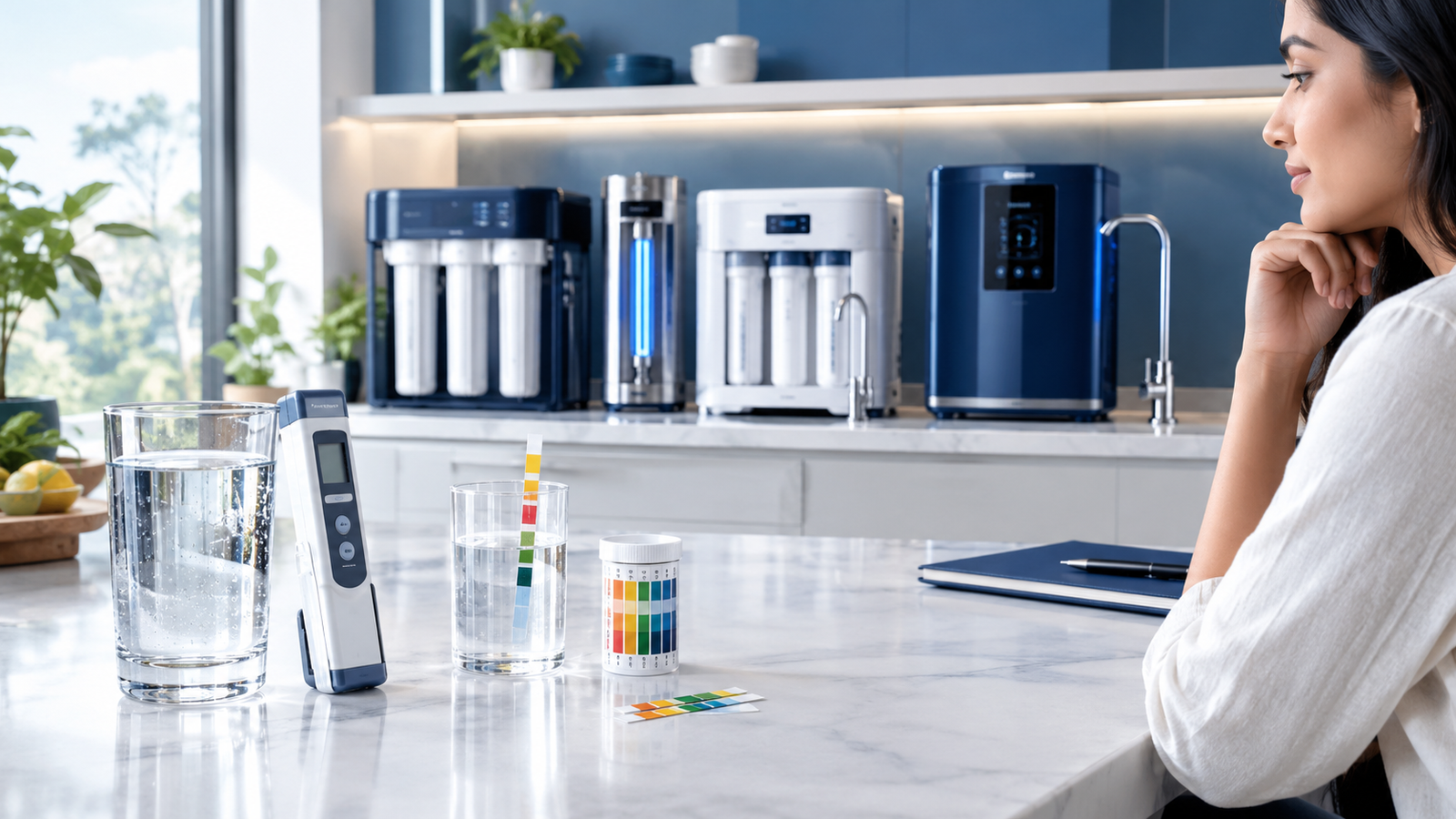 RO system compared with electrolysis plate based water ionizer